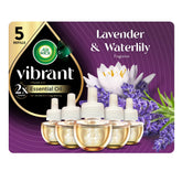 Air Wick plug-in scented oil refill lavender waterlily bottle for continuous fragrance