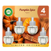 Air Wick Pumpkin Spice plug-in refill bottle ready to fragrance living spaces