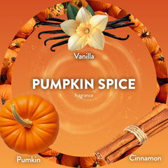 Plug-in unit with pumpkin spice refills delivering inviting scent