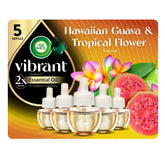 Air Wick Vibrant Nectarine Paradise bottle demonstrates long-lasting fragrance