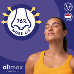 Air Max nasal dilators small size displayed for comfortable, portable use