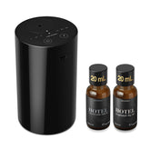Airversa AN8Kit-C black diffuser front view for a luxurious room scent experience.