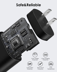 AISNI 25W USB-C charger side view highlighting compact design