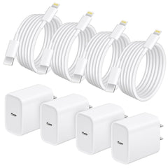 AISNI 4-pack 6ft USB-C fast charger cables enhance on-the-go charging.