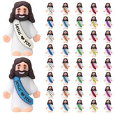 Ajabavbd little Jesus figures pack—tiny figurines for table play and decorative displays.