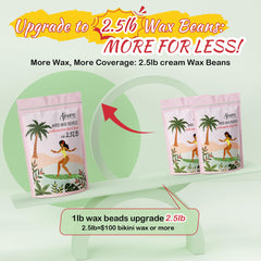 Ajoura Aloe Hard Wax Beads melting quickly for efficient sessions