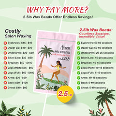 Ajoura Aloe Hard Wax Beads minimal residue after removal