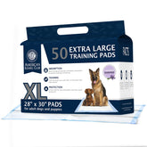 AKC lavender scented puppy training pad in 28x30 for odor control and training.