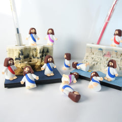 AKFAHOIF Easter egg fillers with tiny Jesus figures for festive hunts