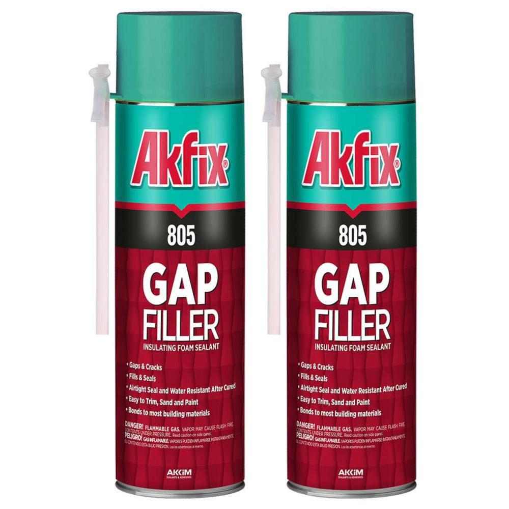 Akfix 805 gap filler spray can ready for sealing gaps and cracks efficiently