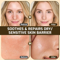 AKOFIC balm absorbed quickly on hands, reducing dryness with no sticky residue