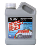 AL-NEW Aluminum Restoration Solution bottle for easy application and surface revival.