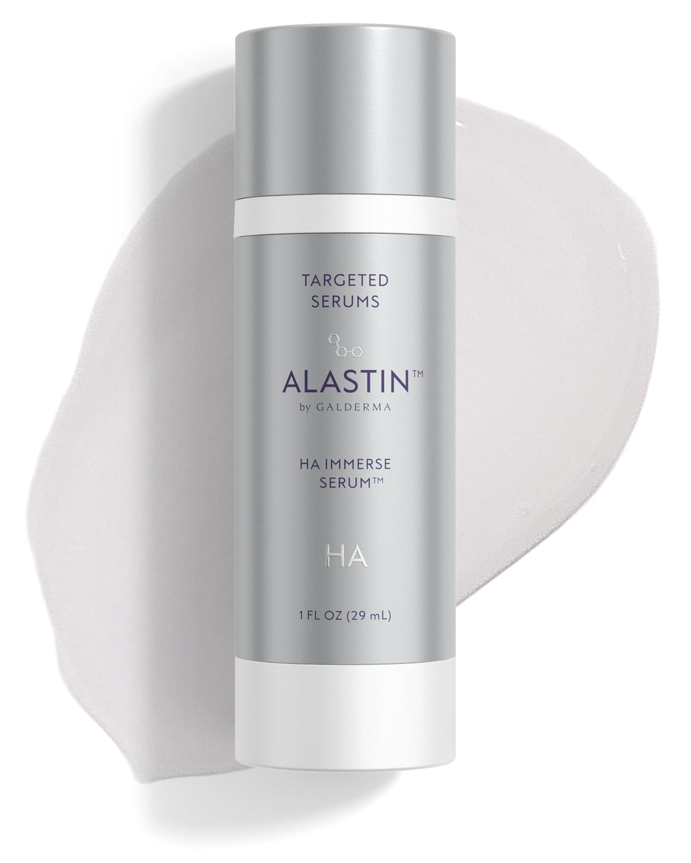 ALASTIN HA IMMERSE serum bottle showing instant hydration on surface