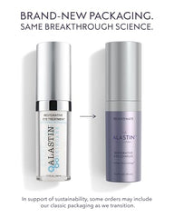 ALASTIN Restorative Eye Complex closeup highlights creamy texture for smooth application.
