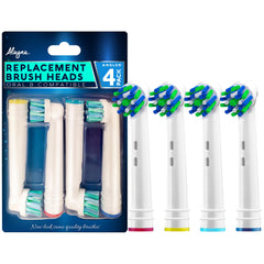 Alayna head with high-density bristles for broader coverage along surfaces