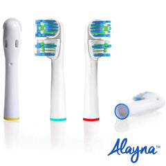 Alayna color-coded rings help families identify their brush head