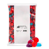Albanese Mixed Gummi Berries bag close-up with bright colors and fruity flavor.