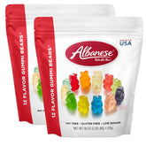 Albanese World's Best 12 Flavor Gummi Bears, colorful assortment ideal for sharing