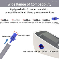 Six connectors shown to illustrate broad monitor compatibility.