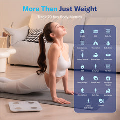 Alcedo Scale measures muscle mass to support fitness tracking.