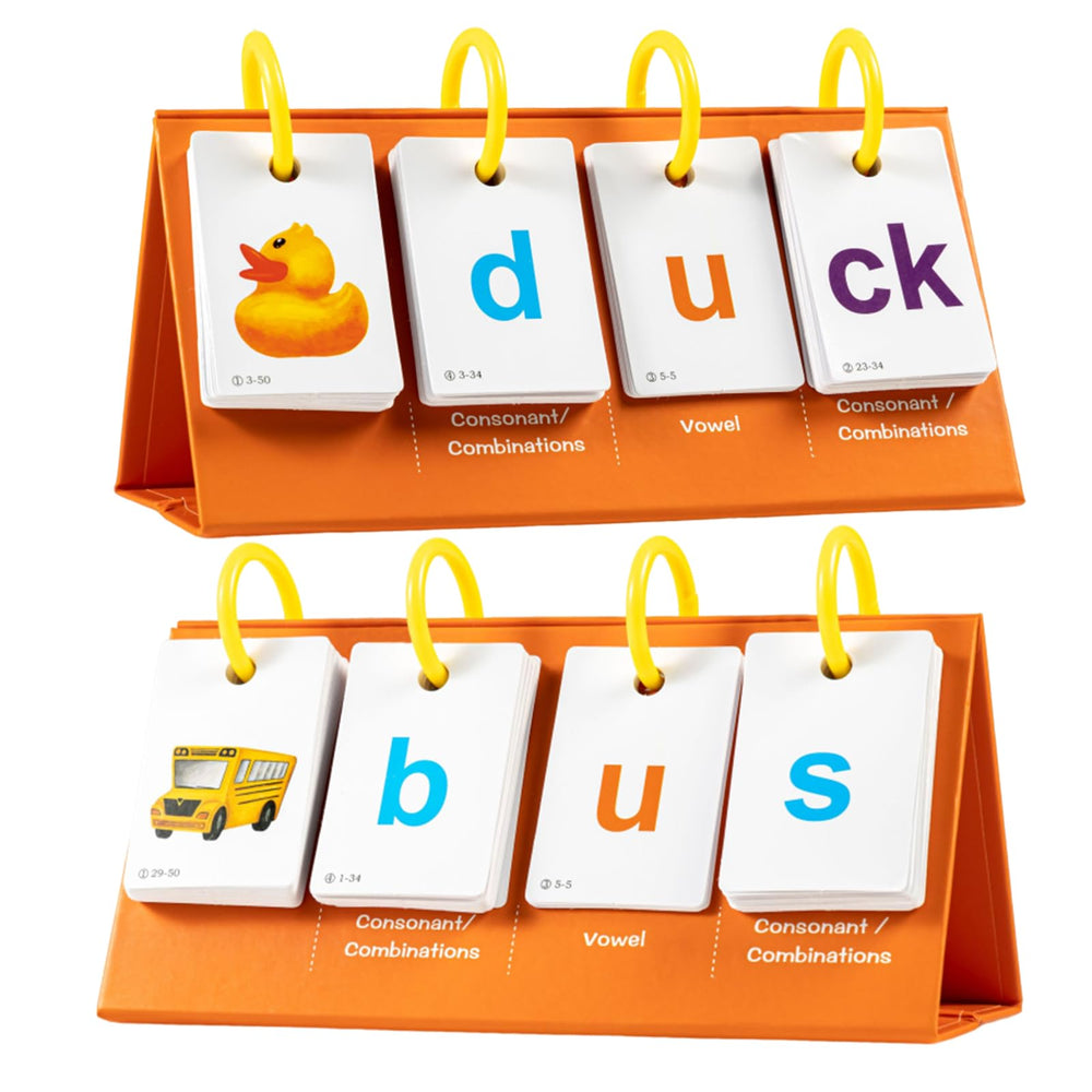 Alened Phonics Flash Cards CVC Word Builder supports word-building practice for early readers.