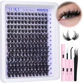 ALICE Lash Clusters Kit: 168 pieces for versatile looks from natural to bold.