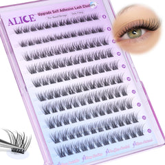 ALICE pre-glued lashes 8-12mm C curl for quick DIY lash transitions.