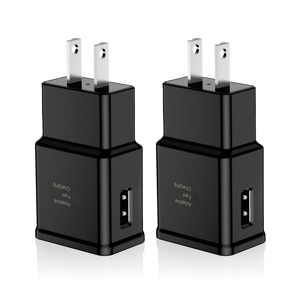 Alimu Adaptive Fast Charging Block front view, compact travel-ready design.
