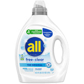 All free clear Original bottle front shows unscented formula for sensitive skin.