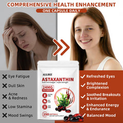 ALLBIZ Astaxanthin 24mg krill oil blend hints at enhanced absorption.