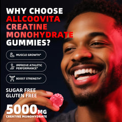 Allcoovita creatine gummy low temperature casting preserves creatine stability