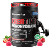 Allcoovita creatine gummy strawberry bottle 135ct for daily performance support