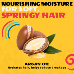 AllDay Locks curl activator texture close-up with keratin and argan oil benefits