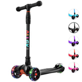 Allek Kick Scooter B02 deck view highlights a durable fiberglass reinforced deck for long-lasting rides.