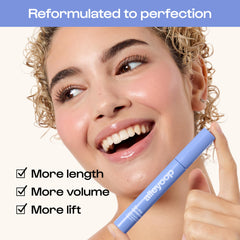 ALLEYOOP tubing mascara with biotin-infused formula supports healthy-looking lashes.