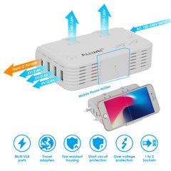 ALLWEI converter features a silent fan for quiet operation.
