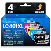 ALLWORK LC401XL black cartridge ready for high-yield printing in Brother printers