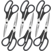 Almarto RKqoa 8-inch all-purpose scissors six-pack for versatile tasks.