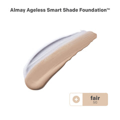 Almay Smart Shade Foundation color change during blend for a seamless match.