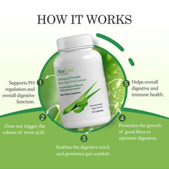AloeCure Organic certifications label on bottle signals trusted organic aloe supply.