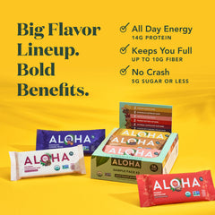 ALOHA Bar Maple Sea Salt presents a sweet-salty treat with protein for quick fuel