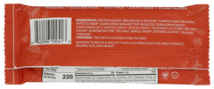 ALOHA maple sea salt bar ingredient list close-up emphasizes organic components for a clean snack.