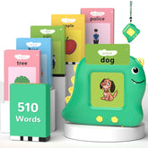 Alotwan toddler flash cards with dinosaur theme for early language learning.