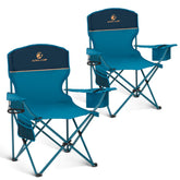 ALPHA CAMP camping chairs 2-pack folded in carrying bag for easy transport.