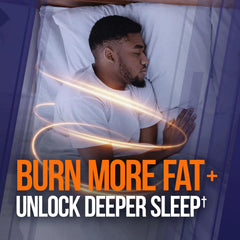 ALPHA LION Night Burn capsules close-up for convenient evening use.