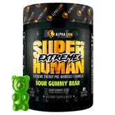 ALPHA LION Superhuman Extreme tub front for high-energy workouts and sustained focus.