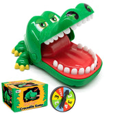ALS AILISUO upgraded crocodile teeth game on display for kids' play