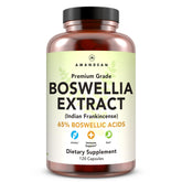 AMANDEAN Boswellia bottle with 500 mg capsules for joint health support