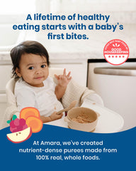 Amara Stage 2 pour with breastmilk to customize texture