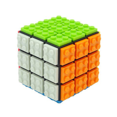AMAZA speed cube with smooth-turn design aids steady practice and solving.